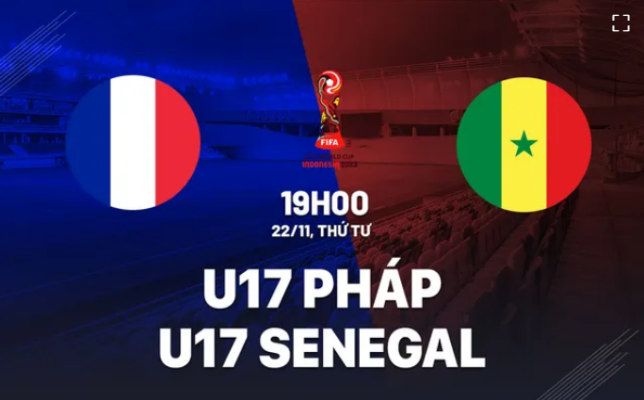U17 Pháp vs U17 Senegal