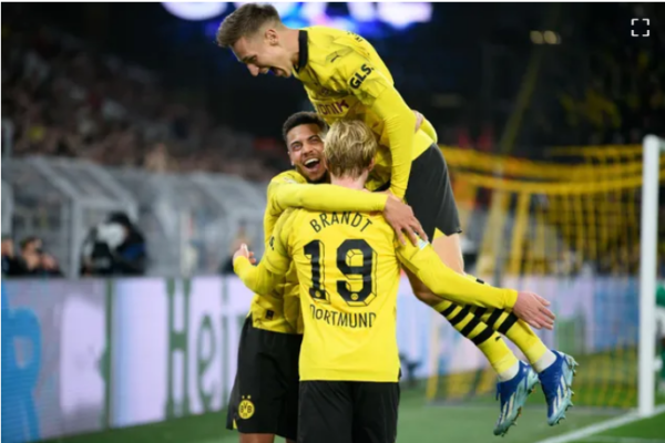 Dortmund đang dẫn đầu bảng đấu của mình ở Champions League