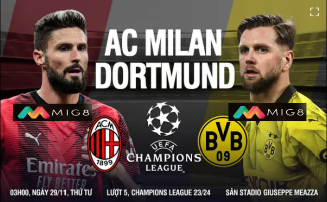 Nhận định AC Milan vs Dortmund