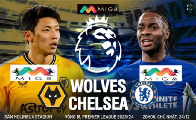 Wolves vs chelsea vòng 18 Ngoại hạng Anh 2023/24