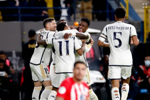 Real Madrid đánh bại Atletico với tỉ số 5-3 ở trận gặp gỡ gần nhất