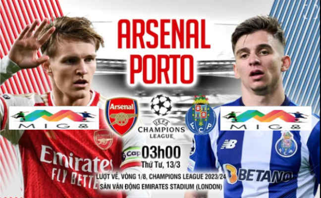 Nhận định Arsenal vs Porto