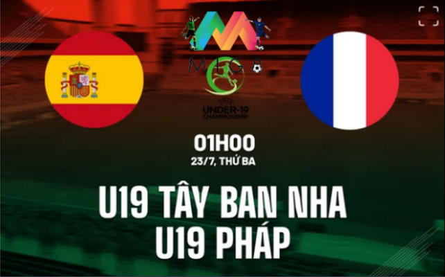 U19 Tây Ban Nha vs U19 Pháp