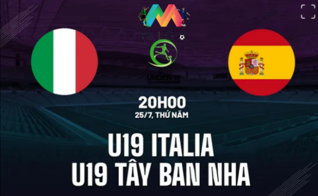 U19 Italia vs U19 Tây Ban Nha