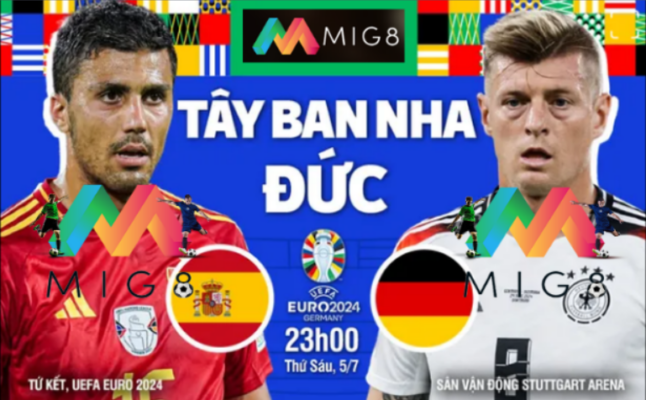 Tây Ban Nha vs Đức tứ kết Euro 2024