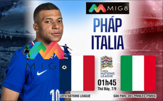 Nhận định Pháp vs Italia