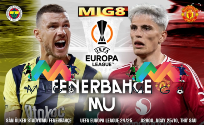 Fenerbahce vs MU lượt 3 vòng bảng Europa League 2024/25.