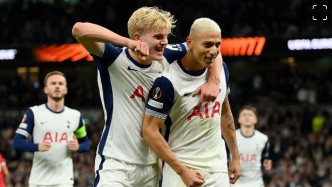 Tottenham là đội có hàng công tốt nhất ở Premier League