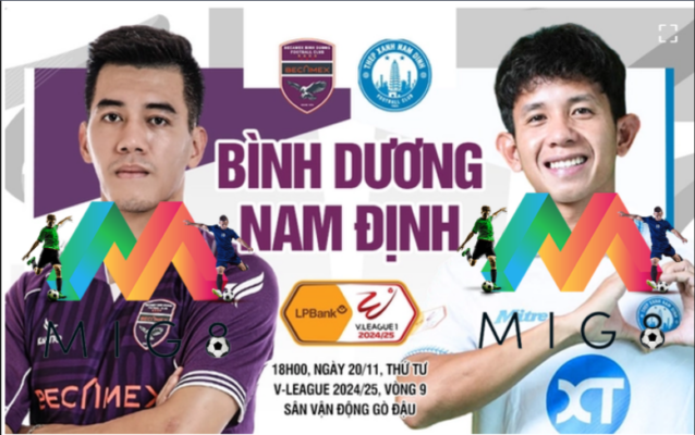 Nhận định Bình Dương vs Nam Định (18h00 ngày 20/11): Bản lĩnh nhà vô địch