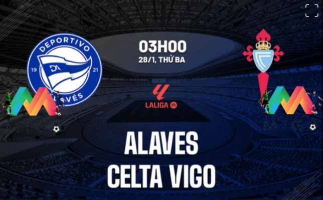 Alaves vs Celta Vòng 21 La Liga 2024/25.